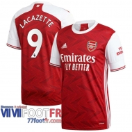 Maillot de foot Arsenal Lacazette #9 Domicile 2020 2021