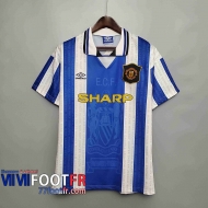 77footfr Retro Maillots foot 94 96 Manchester United Exterieur