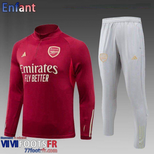 KIT: Survetement de Foot Arsenal Enfant 2023 2024 C142