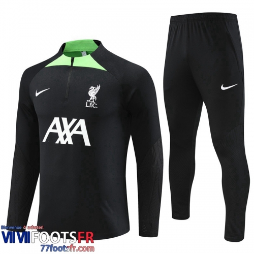 Survetement de Foot Liverpool noir Homme 2022 2023 TG724