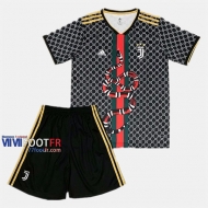 Nouveau Flocage Maillot De Foot Juventus Homme Python Noir/Blanc 2019-2020 Personnalise :77Footfr