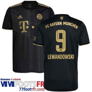 Maillot De Foot Bayern Munich Extérieur Homme 21 22 # Robert Lewandowski 9