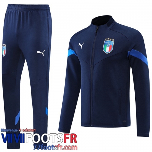 Veste Foot Italie bleu Homme 22 23 JK464
