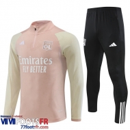 Survetement de Foot Lyon rose Homme 2022 2023 TG731