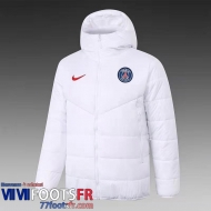 Doudoune Foot PSG Paris blanche Homme 2021 2022 DD45