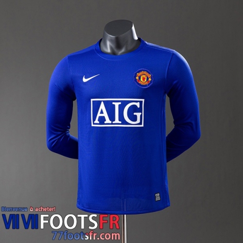 Retro Maillot De Foot Manchester United Third Homme Manche Longue 08 09 FG1026 Retro Maillot De Foot Manchester United Third Homme Manche Longue 08 09 FG1026