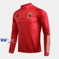 Les Nouveaux Retro Sweatshirt Training Belgique Rouge 2020-2021