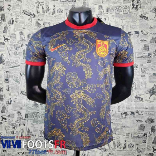 Maillot De Foot China dragon jaune gris Homme 2022 2023 AG82