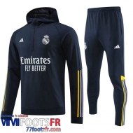 Sweatshirt Foot Real Madrid noir Homme 2023 2024 SW72