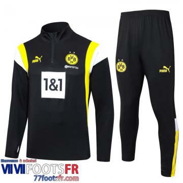 Survetement de Foot Dortmund noir Homme 2023 2024 A103