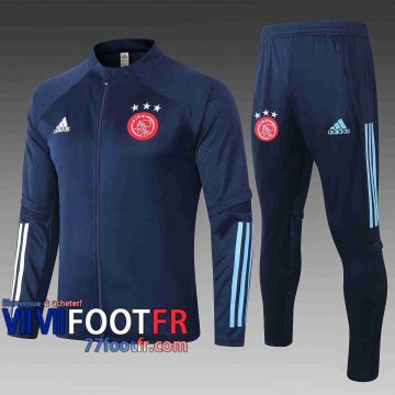 Veste de foot Ajax Bleu foncé A356 20-21