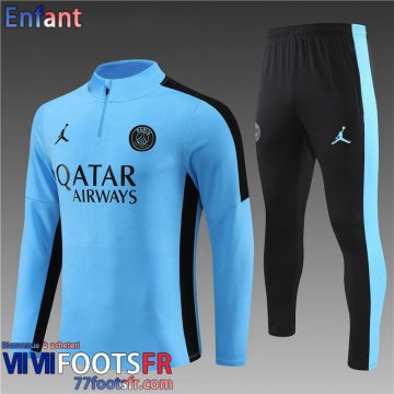 KIT: Survetement de Foot + Pantalon PSG bleu Enfant 2023 2024 TK648