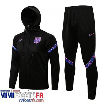 Veste Foot - Sweat A Capuche Barcelone noir Homme 21 22 JK288