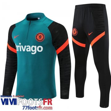 Survetement de Foot Chelsea vert Homme 21 22 TG196