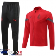 Veste Foot AC Milan rouge Homme 2022 2023 JK510