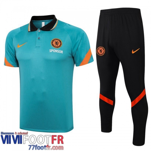 Polo foot Chelsea Vert herbe 2021 2022 PL42 Polo foot Chelsea Vert herbe 2021 2022 PL42