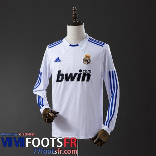 Retro Maillot De Foot Real Madrid Domicile Homme Manche Longue 10 11 FG971