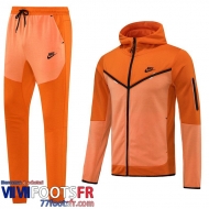Veste Foot - Sweat A Capuche Sport orange Homme 2022 2023 JK447