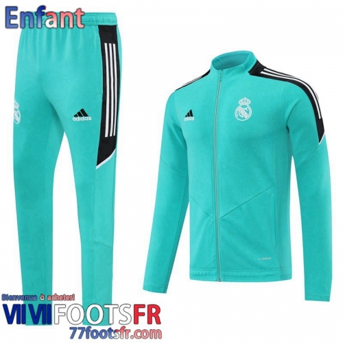 Veste Foot Real Madrid bleu ciel Enfant 2022 2023 TK245