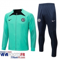 Veste Foot Chelsea vert Homme 2022 2023 JK654