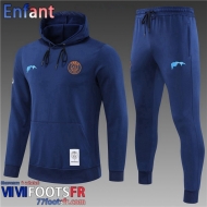 KIT: Sweatshirt Foot PSG bleu Enfant 2022 2023 TK393