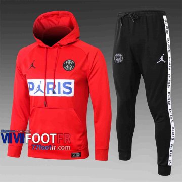 Survetement Foot PSG Sweat a Capuche - Veste rouge 2020 2021 Bleu et blanc Paris