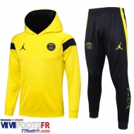 Sweatshirt Foot PSG jaune Homme 2023 2024 SW57