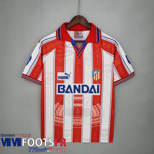 Maillot De Foot Atletico Madrid Domicile Homme 96 97