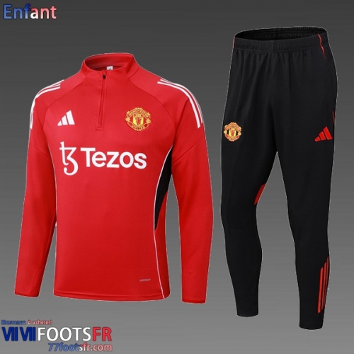 Survetement de Foot Manchester United Enfant 25 26 C908  Survetement de Foot Manchester United Enfant 25 26 C908