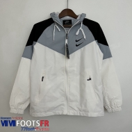 Coupe Vent - Sweat a Capuche Sport Blanc Homme 2023 2024 WK249