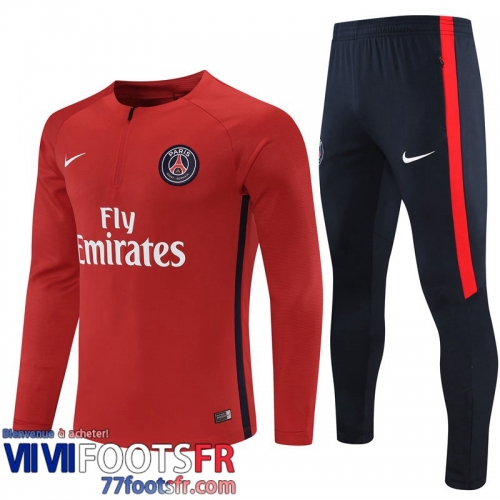 Survetement de Foot PSG rouge Homme 21 22 TG180