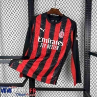 Maillot De Foot AC Milan Domicile Homme Manche Longue 25 26