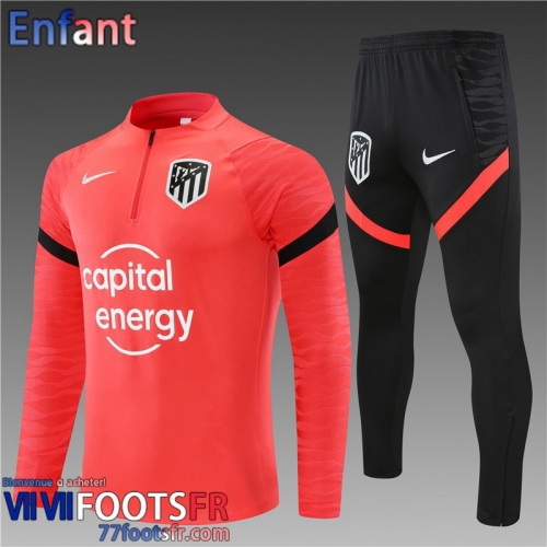 Survetement de Foot Olympique Lyon rouge Enfant 21 22 TK199