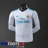 Retro Maillot De Foot Real Madrid Domicile Homme Manche Longue 17 18 FG1051