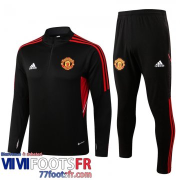 Survetement de Foot Manchester United noir Homme 22 23 TG359