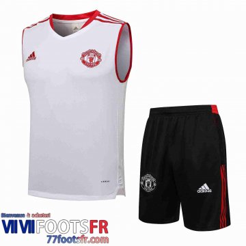 Sans manches Manchester United blanche Homme 21 22 PL215