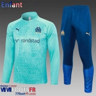KIT: Survetement de Foot Marseille light blue Enfant 2023 2024 C25