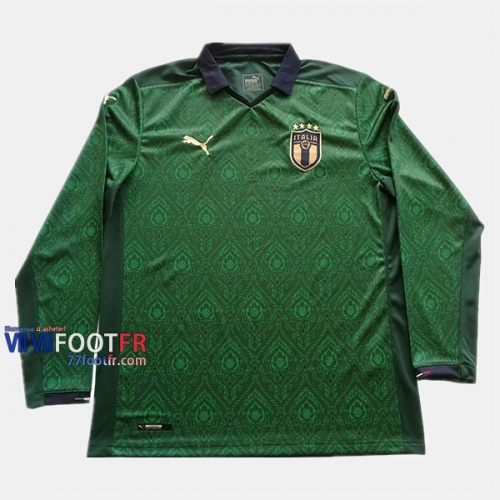 Flocage Personnalise Maillot Equipe Italie Manche Longue Third UEFA Euro 2020 Nouveau