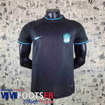 Maillot De Foot Bresil noir Homme 2022 2023 AG87