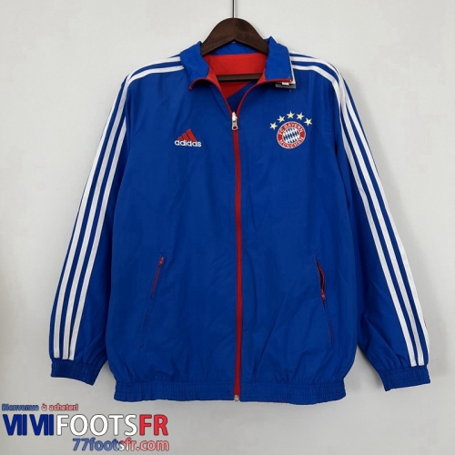 Coupe Vent Bayern Munich bleu Homme 2023 2024 WK278