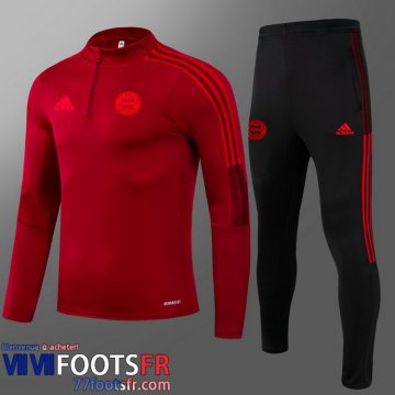 Kits: Survetement de Foot Bayern Munich rouge Enfant 2021 2022 TK88
