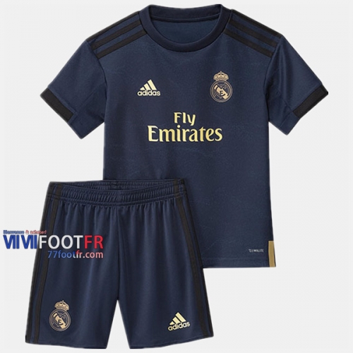 Ensemble Maillot Real Madrid Enfant Exterieur 2019-2020 Personnalise :77Footfr