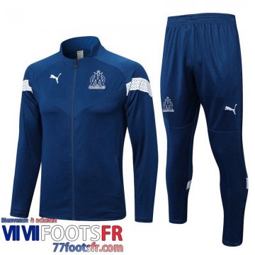 Veste Foot Marseille bleu marine Homme 2022 2023 JK624