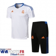 T-Shirt Real Madrid blanche Homme 2021 2022 PL178