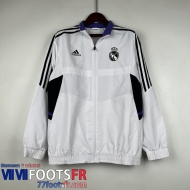 Coupe Vent Real Madrid Blanc Homme 2023 2024 WK529