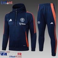 KIT: Survetement de Foot - Sweat A Capuche Manchester United Enfant 25 26 C624