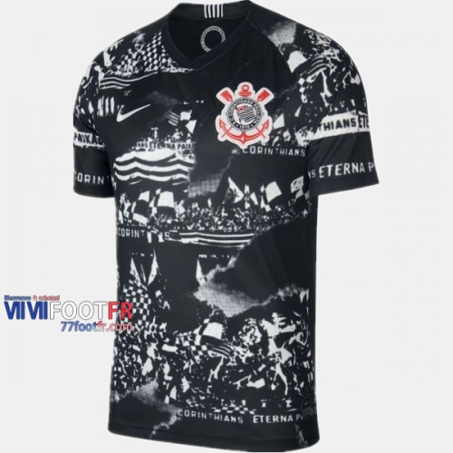 Nouveau Flocage Maillot De Foot Corinthians Homme Third 2019-2020 Personnalisé :77Footfr