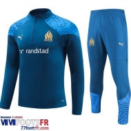 Survetement de Foot Marseille bleu Homme 2023 2024 A79