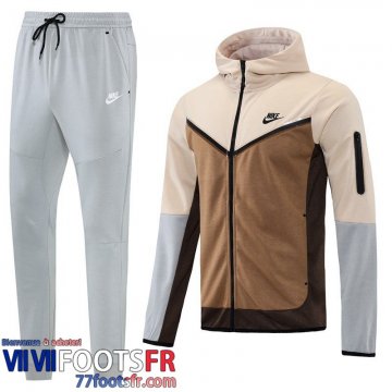 Veste Foot - Sweat A Capuche Sport brun Homme 2022 2023 JK398