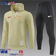 KIT: Sweatshirt Foot PSG jaune Enfant 2022 2023 TK391